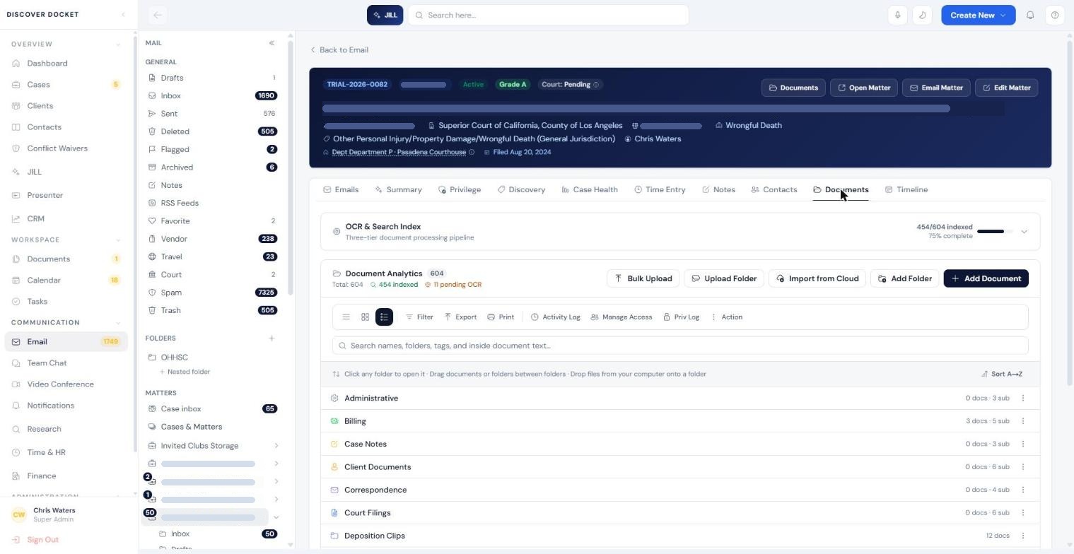 Billing and documents close the loop